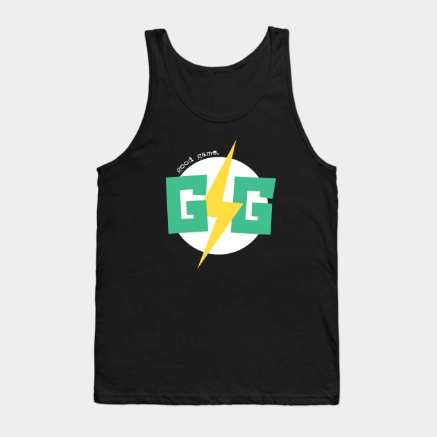 Good Game GG Tank Top by The Geek Garage Sale